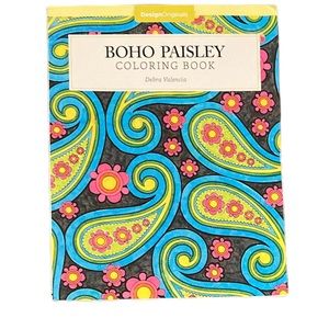 Boho Paisley Coloring Book